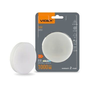 LED лампа VIDEX GX53 10W 4100K 220V VL-GX53-10534 28705 фото