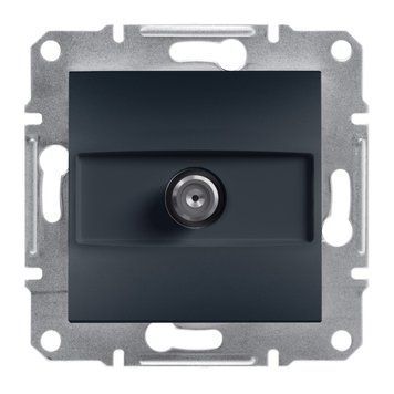 Sat розетка Schneider Electric Asfora прохідна 4 dB антрацит EPH3700271 EPH3700271 фото