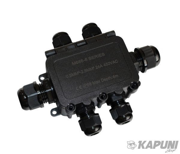 Распределительная коробка М686-6 IP68 с клеммой 24А TNSy TNSy5506533 фото