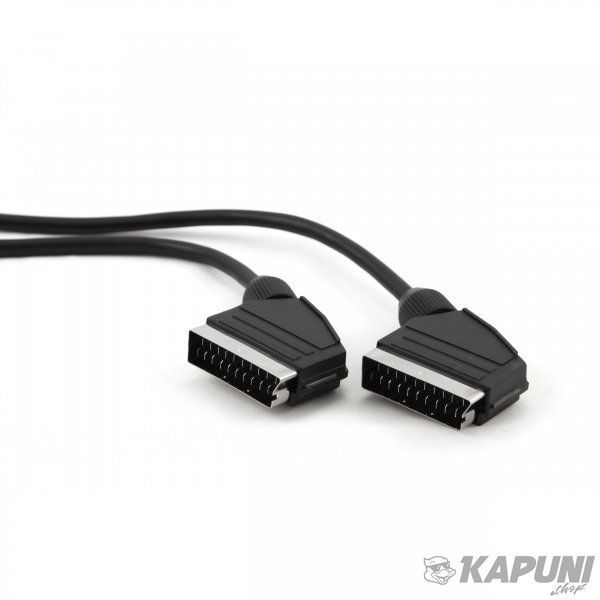Двухнаправленный кабель SCART, 21 контакт, 1.8 м Cablexpert CCV-518 CCV-518 фото