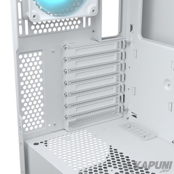 Ігровий корпус Cougar вентилятори передвстановлені, ATX/mATX/mini-ITX, скляне вікно Airface ECO RGB White Airface ECO RGB White фото