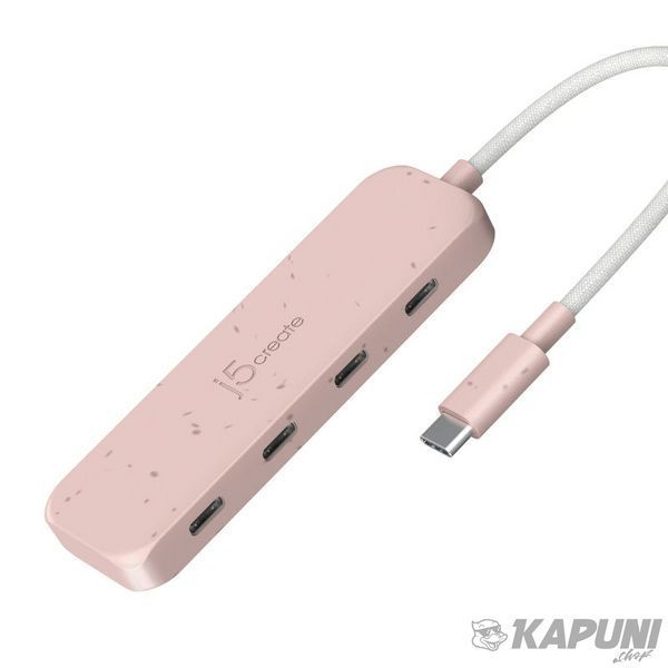 Хаб USB 3.2, 10Gbps, USB-С на 4 USB-С, красный J5create JCH345ER-N фото