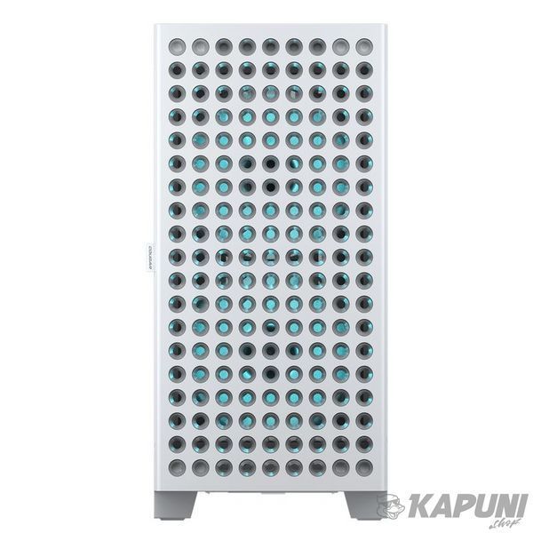 Ігровий корпус Cougar вентилятори передвстановлені, ATX/mATX/mini-ITX, скляне вікно Airface ECO RGB White Airface ECO RGB White фото