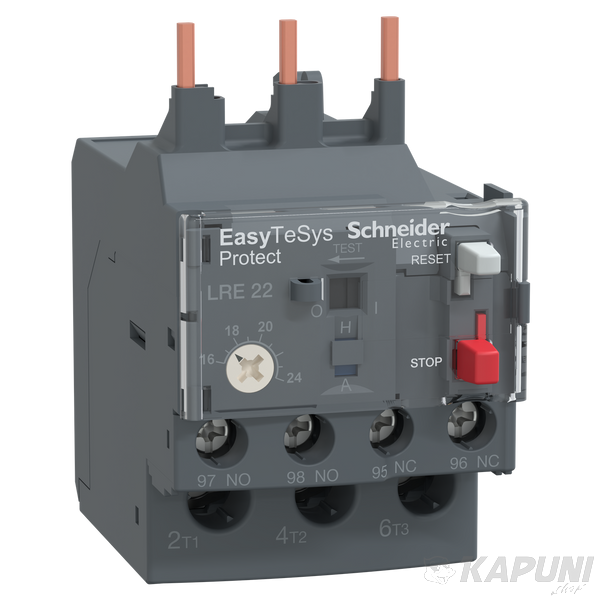 Тепловое реле Schneider Electric EasyTeSys 16...24 А LRE22 LRE22 фото