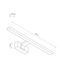 Світильник Nowodvorski 10682 Cezanne LED 1x15W 4000K 1200Lm IP44 Chrome L 10682 фото 8