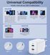 Мережевий зарядний пристрій Choetech 40W 2 Type-C White (Q5006-EU-WH) Q5006-EU-WH фото 5