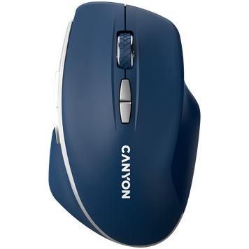 CANYON MW-21, 2.4 GHz Wireless mouse ,with 7 buttons, DPI 800/1200/1600, Battery: AAA*2pcs,Blue,72*117*41mm, 0.075kg CNS-CMSW21BL фото