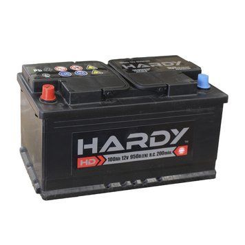 Автомобільний акумулятор Hardy 6СТ-100 (+/-) 12В 100АH 950А 6СТ- 100Аз HARDY(+/-) фото