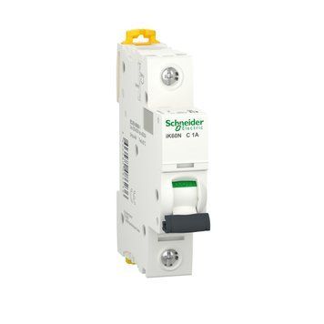 Автоматический выключатель Schneider Electric Acti9 iK60N 1P, 1А, кривая C A9K24101 A9K24101 фото