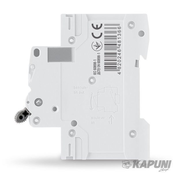 Автоматический выключатель RS6 1п 6А 6кА С VIDEX RESIST VF-RS6-AV1C06 26545 фото