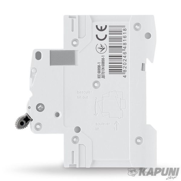 Автоматичний вимикач RS6 3п 50А 6кА С VIDEX RESIST VF-RS6-AV3C50 26588 фото