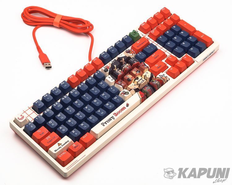 Клавіатура оптична ігрова, USB, RGB підсвічування, Bloody AT98 (Proxy Boom) Alpha Optical Switch Bloody AT98 (Proxy Boom) фото