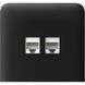 Бічна панель для вбудованої інтернет-розетки Ajax SideCover (LAN) vertical Black (126220.319.BL) 59105_AJAX фото 4