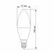 LED лампа VIDEX C37h 6W E14 4100K VL-C37h-06144 28599 фото 3