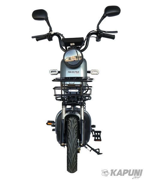 Електроскутер, 600 Вт, срібний Maxxter E600 (Silver) фото