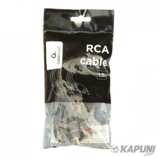 Кабель премиум 2 RCA-2RCA, 1.5м Cablexpert CCAP-202-1.5M CCAP-202-1.5M фото