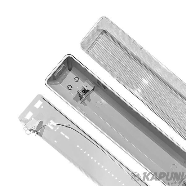 Светильник для ламп LED T8x2 (0.6m) EUROLAMP LH2-LED-T8(0.6) фото