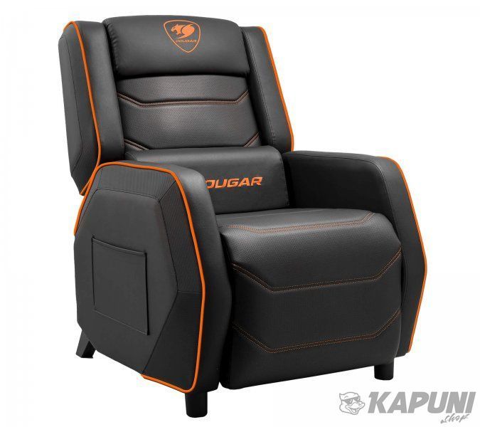 Кресло-софа, дышащая экокожа, черный Cougar RANGER S RANGER S фото