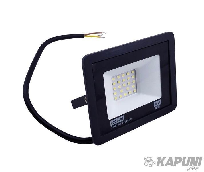 Прожектор LED 30W ECO Slim 230V 2100Lm 6500K IP65 TNSy TNSy5000237 фото