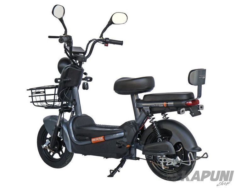 Електроскутер, 600 Вт, срібний Maxxter E600 (Silver) фото
