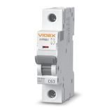 Автоматичний вимикач RS6 1п 63А 6кА С VIDEX RESIST VF-RS6-AV1C63 26553 фото