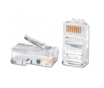 Разъем TechnoSystems RJ458P8C UTP для кабеля кат.5Е TNSy5503253 TNSy5503253 фото