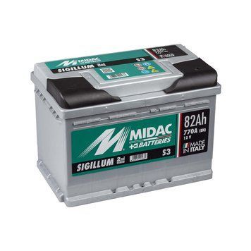 MIDAC Sigillum Акумулятор автомобільний 12V 82Ah (-/+) S582.031.077 фото