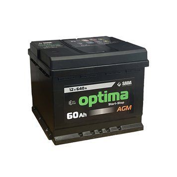 Автомобільний акумулятор Optima AGM 6СТ-60 12В 60Аг 640А 6СТ-60Аз Optima AGM фото