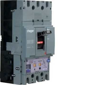 Автоматический выключатель Hager h630, In=400A, 3п, 70kA, LSI (HED400H) HED630H фото