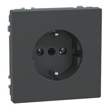 Розетка с заземлением 16А Schneider Electric Merten D-Life антрацит (MTN2301-6034) MTN2301-6034 фото