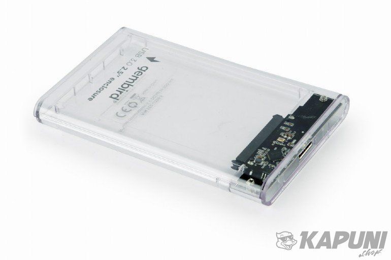 Внешний карман 2.5", USB 3.0, прозрачный Gembird EE2-U3S9-6 EE2-U3S9-6 фото