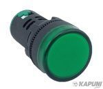 Лампа AD22DS d22mm 230В AC зеленый TNSy TNSy5500235 фото