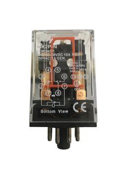 Реле проміжне РП3к2-MK2P 10А 12DС LED 2p TNSy TNSy5505134 фото