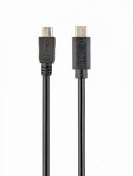 Кабель USB 2.0 Micro BM-тато/C-тато, 1.8 м, преміум, CCP-USB2-mBMCM-6 CCP-USB2-mBMCM-6 фото