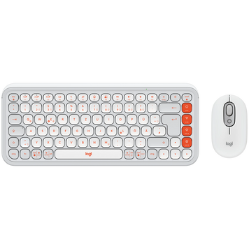 LOGITECH POP ICON COMBO - OFF WHITE - US INT'L - BT - N/A - INTNL-973 L920-013141 фото