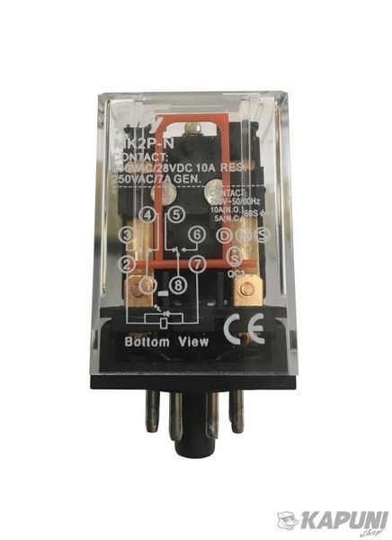 Реле промежуточное РП3к2-MK2P 10А 12DС LED 2p TNSy TNSy5505134 фото