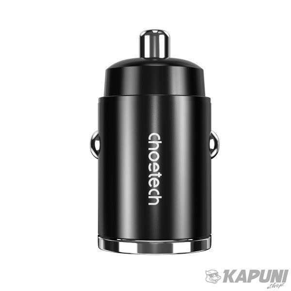 Автомобільний зарядний пристрій Choetech 30W USB + Type-C Black (TC0006-V2-BK) TC0006-V2-BK фото