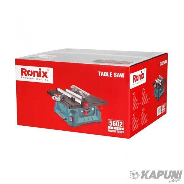 Циркулярна пила Ronix настільна 1200Вт, 210мм 5602 5602 фото