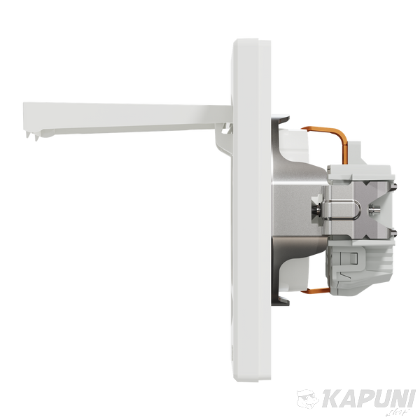 Розетка Schneider Electric Asfora с крышкой с заземлением белая EPH3100121 EPH3100121 фото