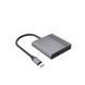 Док станция USB-C 3-в-1 (USB/HDMI/PD), серый Cablexpert A-CM-COMBO3-04 фото 2