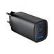 Сетевое зарядное устройство для Gembird 1xUSB-A (QC3.0 27W)+2xType-C (PD 65W), черный TA-UC-PDQC65-01-BK TA-UC-PDQC65-01-BK фото 3