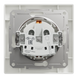 Розетка Schneider Electric Asfora с крышкой с заземлением белая EPH3100121 EPH3100121 фото 5