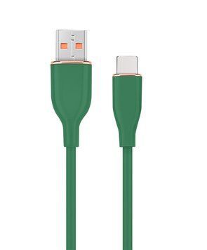 Кабель USB 2.0 A-папа/C-папа, 1.5 м, премиум, 2.1 А Cablexpert CC-USB2S-AMCM-1.5M-G фото