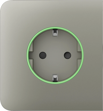 Бічна панель для вбудованої розетки Ajax SideCover (smart) Olive (59998.163.OL) 38808_AJAX фото