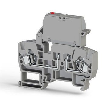 Клема Klemsan YBK SLD 24 В AC під запобіжник 4 мм сіра 0.0.0.3.55719 0.0.0.3.55719 фото