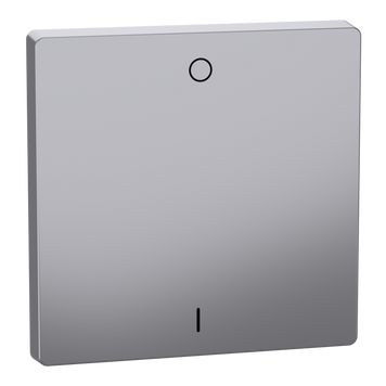 Накладка 1-клавішного вимикача з 0/1 Schneider Electric Merten D-Life нержавіюча сталь (MEG3301-6036) MEG3301-6036 фото