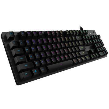 LOGITECH G512 CARBON LIGHTSYNC RGB Mechanical Gaming Keyboard with GX Brown switches-CARBON-US INT'L-USB L920-009352 фото