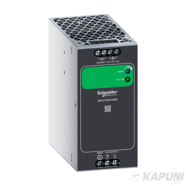 Блок питания Schneider Electric ablse 100&hellip;240 В переменного тока 24 В 240 Вт на din рейку IP20 ABLS1A24100E ABLS1A24100E фото