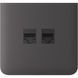 Бічна панель для вбудованої інтернет-розетки Ajax SideCover (LAN) vertical Grey (126222.319.GR) 59105_AJAX фото 2