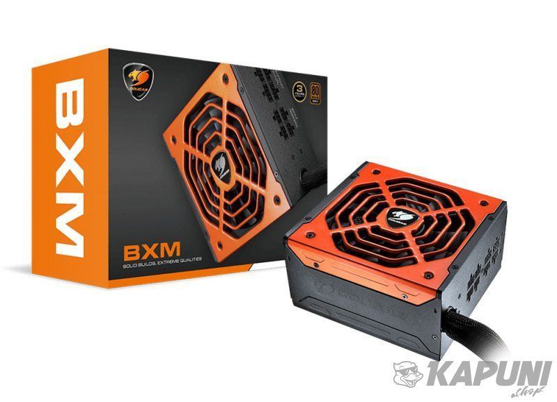 Блок питания 700 Вт, 80 Plus Bronze, APFC, 120 мм HDB Fan, 8 SATA + 4 PCI-E Cougar BXM 700 BXM 700 фото